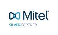 Logo MITEL Silber Partner